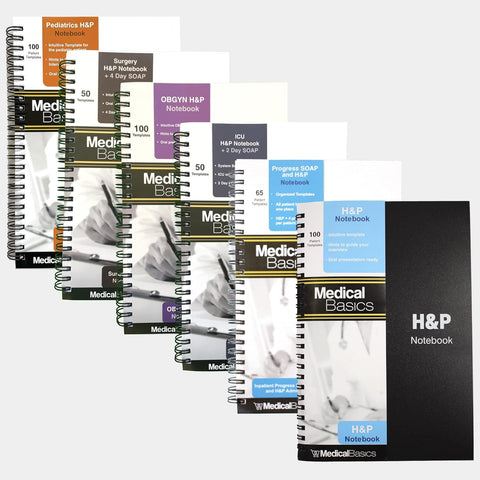 [Scratch & Dent] H&P Notebook Medical School Rotation Bundle