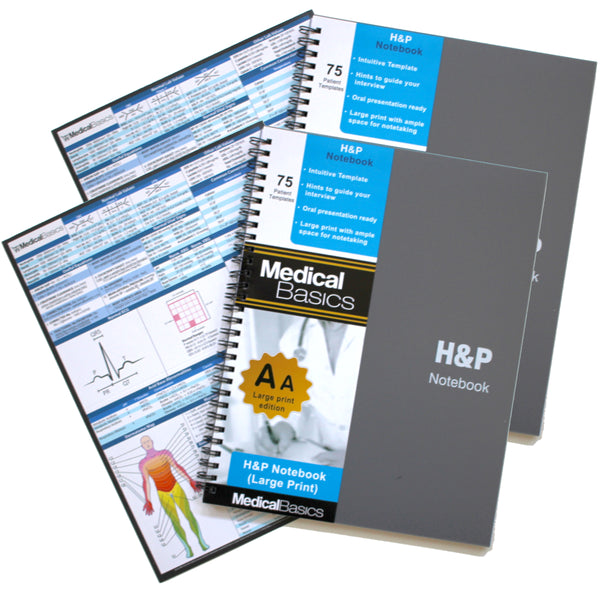 H&P notebook Plus (Larger Print Edition) 8"x11"