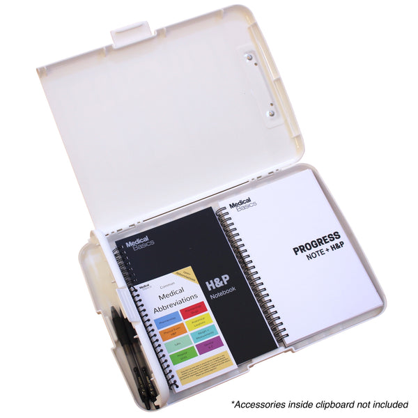 Storage Clipboard with Pen Box - Medicine Edition Quick Medical Reference