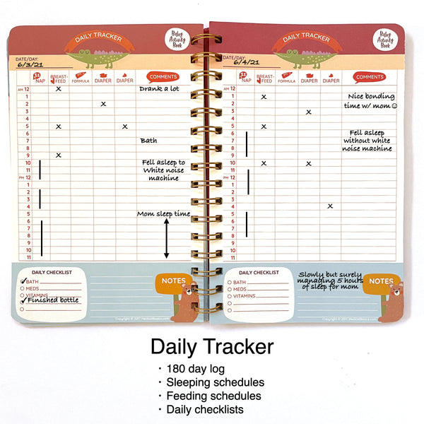 Baby Tracking Journal for Newborns - Baby Diary / Schedule Book and Log Chart