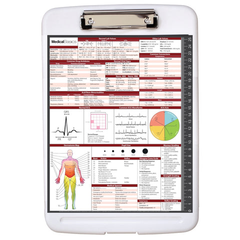 Storage Clipboard with Quick Reference - EMT Edition