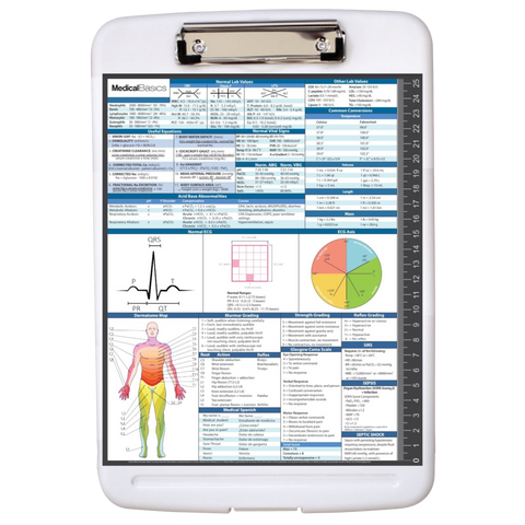 Storage Clipboard with Quick Reference - Medicine Edition