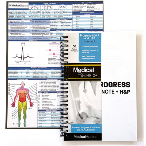 H&P Template Notebook Medical History and Physical 100 Templates with ...